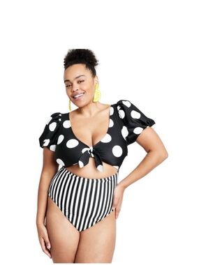 Tabitha Brown for Target Puff Sleeve Bathing Suit